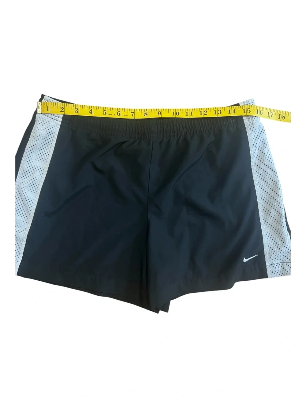 Nike Running Shorts with Mesh Panels Black & White Size M Women